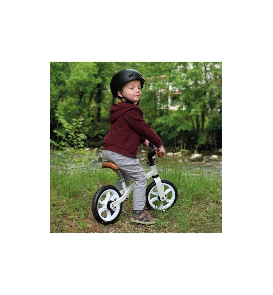 SMOBY - Kinder-Laufrad First Bike Schwarz/Weiss