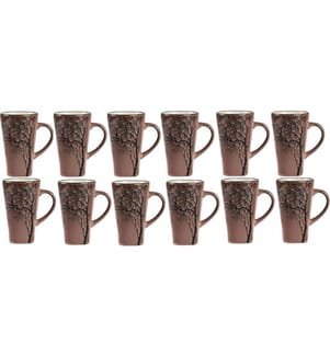 VILLA COLLECTION - Kaffeetasse Hela 500 ml, 12 Stück, Dark Rose