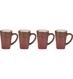 VILLA COLLECTION - Espressotasse Hela 100 ml , 4 Stück, Braun