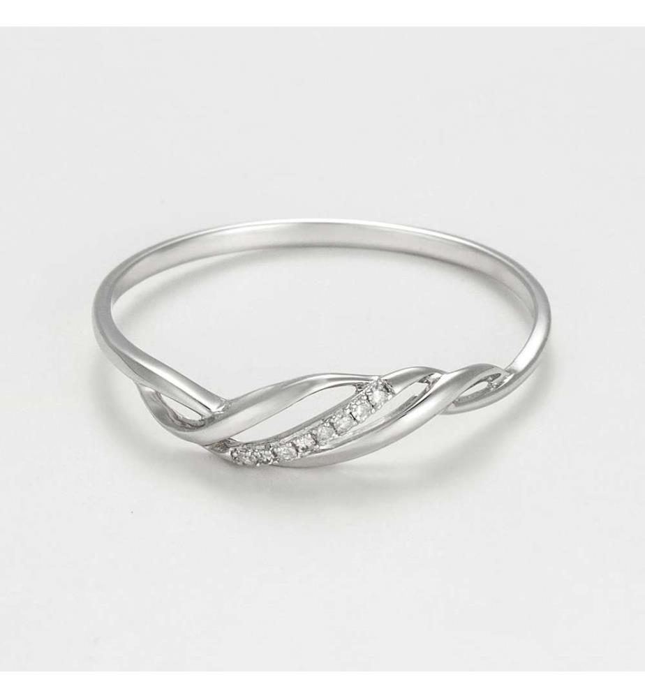 Life Gold Ring - Weissgold 375/1000