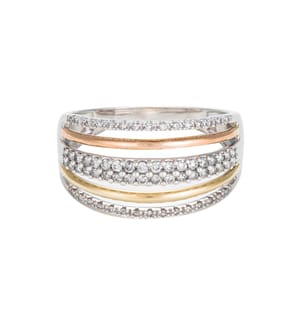 Ring Solitaire Clos - 3 Farbtöne