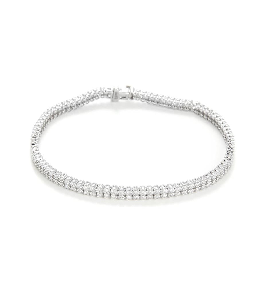 Rang Armband - Weissgold