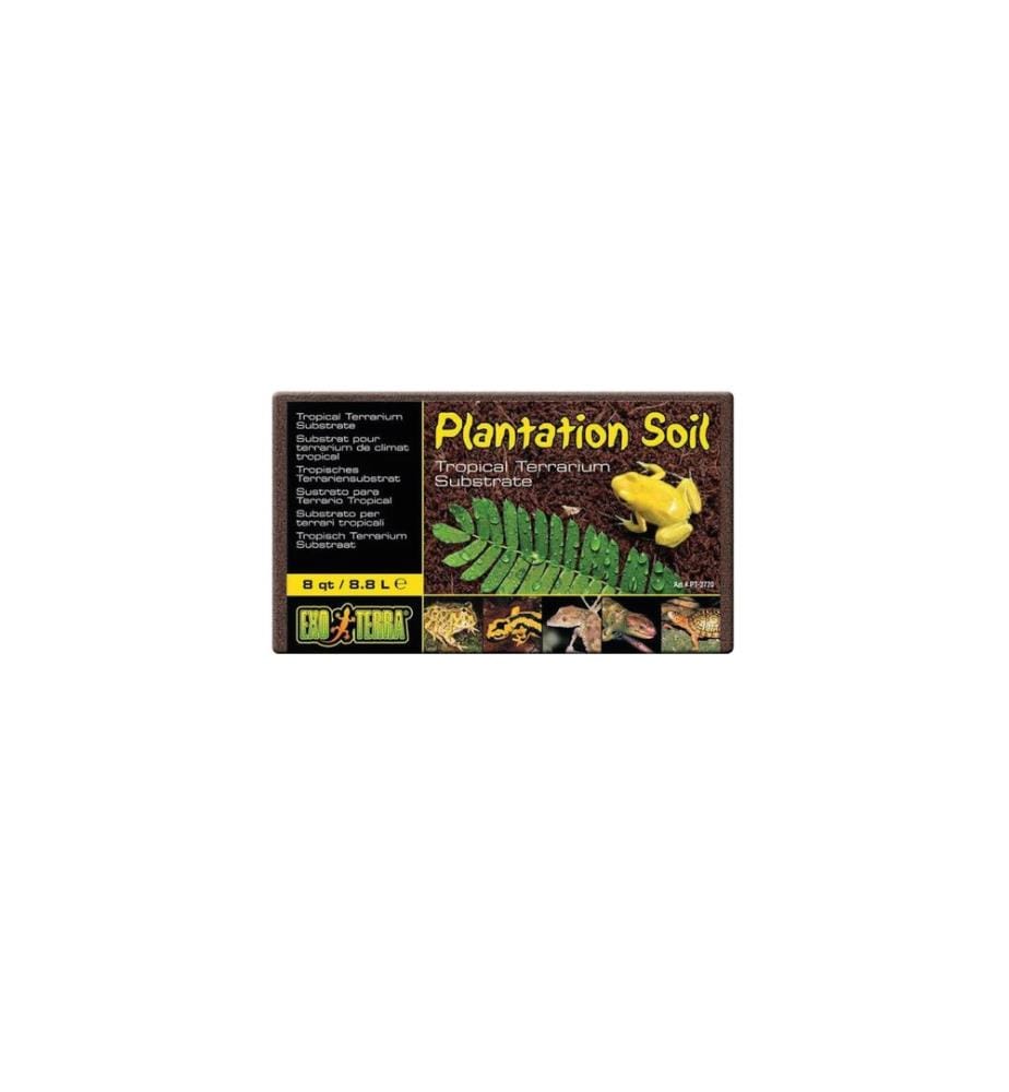 Exo Terra - Bodensubstrat Plantation Soil – Brick, 8.8 l