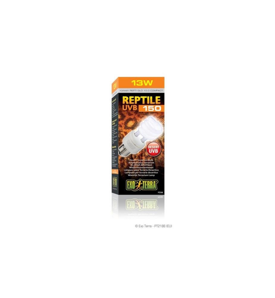Exo Terra - Terrarienlampe Reptile UVB150 E27, 13W, 15.4 cm
