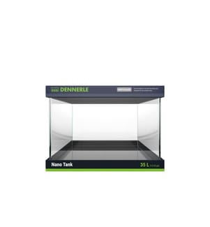 DENNERLE - Aquarium Nano Cube White Glass, 35 l