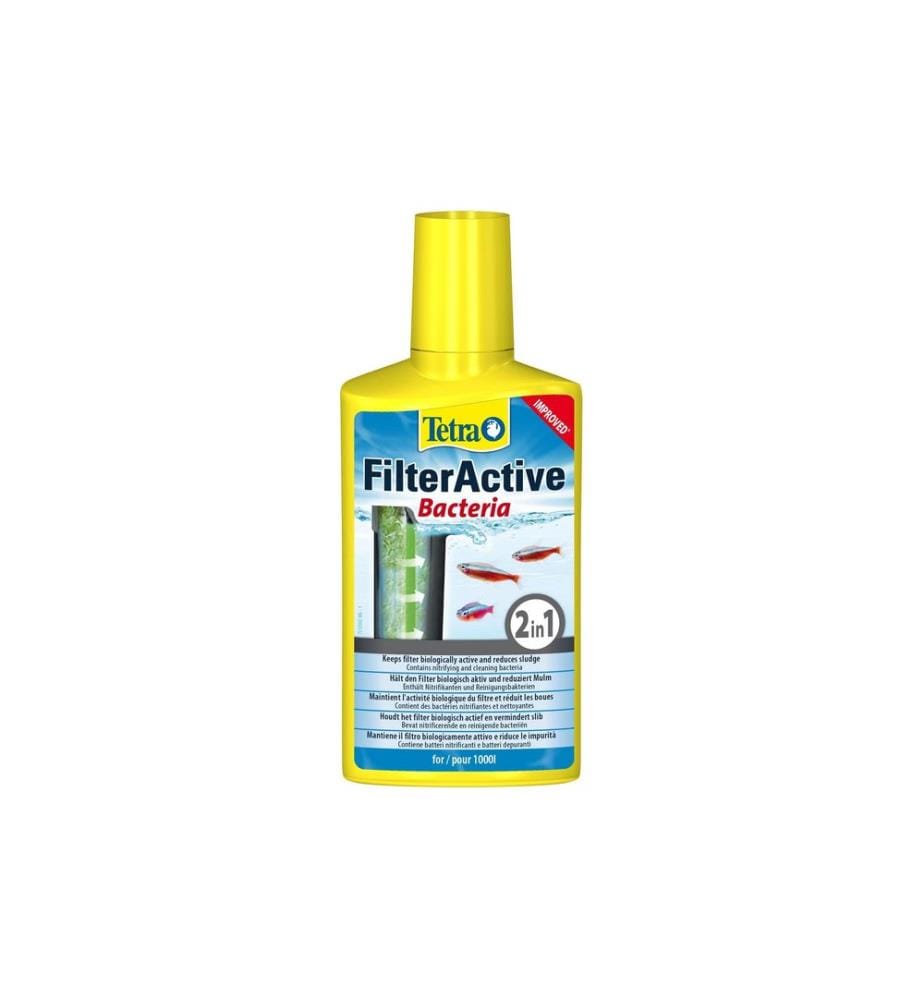 Tetra - Entretien de l'eau FilterActive Bacteria 2in1, 250 ml