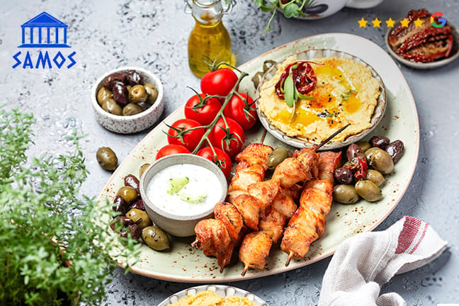 Griechisches 3-Gang-Menü mit Mezze und Grilladen à discrétion