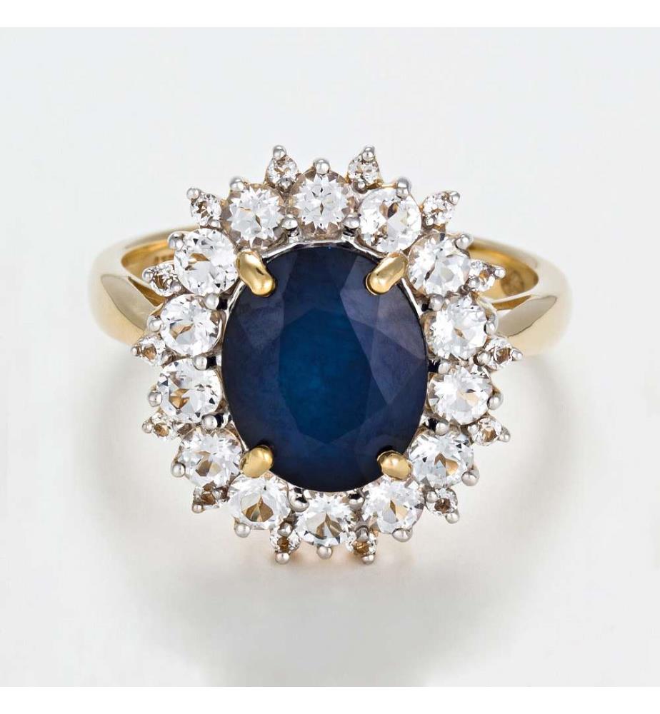 Ring „Soleil Bleu“ – Gelbgold