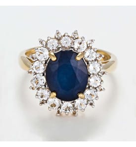 Ring „Soleil Bleu“ – Gelbgold