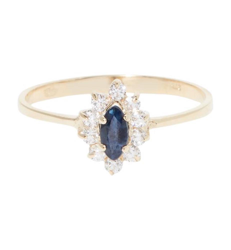 Ring Vera Saphir - Gelbgold
