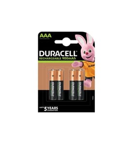 DURACELL - Akku Recharge Ultra PreCharged NiMH AAA 900 mAh, 4 Stück