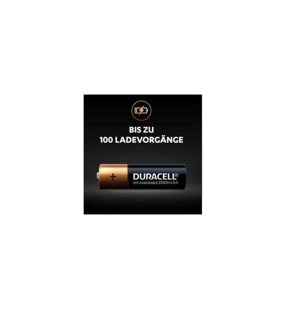 DURACELL - Akku Rechargeable NiMH AA 2500 mAh, 2 Stück