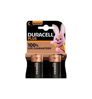 DURACELL - Pile Plus Power C , 2 Pièce/s