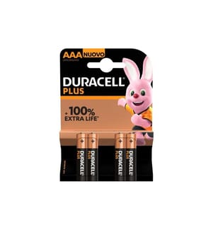 DURACELL - Pile Plus Power AAA , 4 Pièce/s