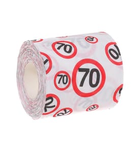 Trendcompany - Articles de farces et attrapes Papier WC 70e anniversaire