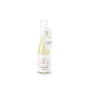 Trendcompany - Idea regalo Vin mousseux Schwein Glück 0.2 L
