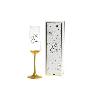 Trendcompany - Sektglas Alles Gute