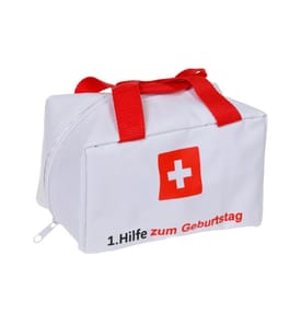 Trendcompany - Articles de farces et attrapes Sac de premiers secours pour anniversaire vide