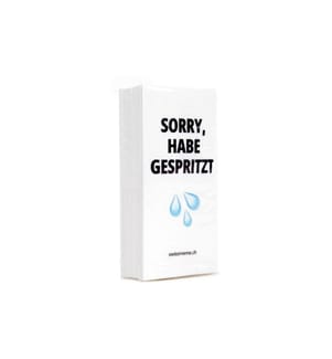 Swissmeme - Scherzartikel Taschentücher: Habe gespritzt
