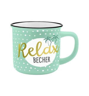 SHEEPWORLD - Universaltasse Relax 350 ml , 1 Stück, Hellgrün