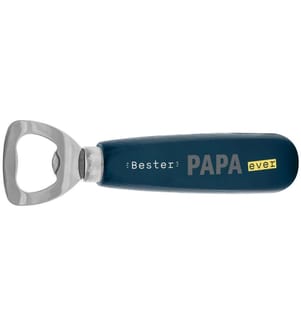 SHEEPWORLD - Décapsuleur Bester Papa Ever Bleu foncé