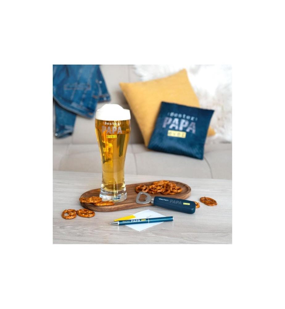SHEEPWORLD - Décapsuleur Bester Papa Ever Bleu foncé