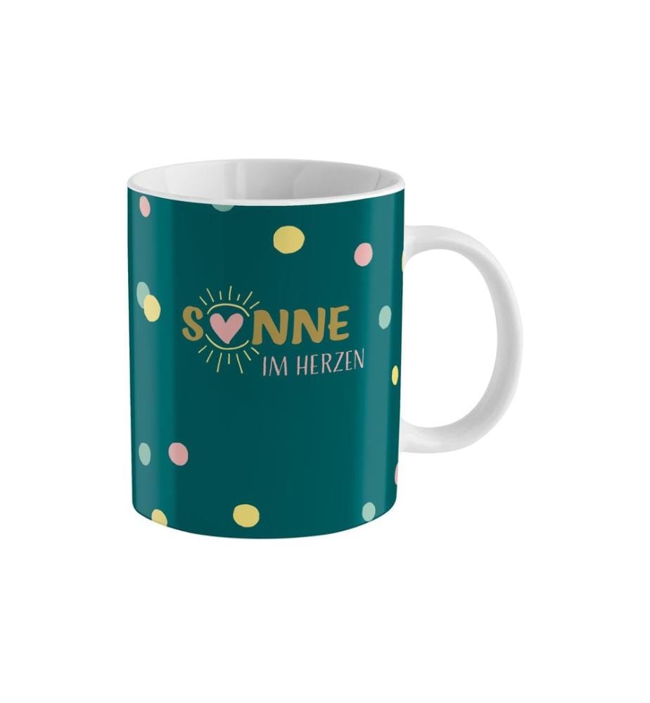 SHEEPWORLD - Kaffeetasse Sonne im Herzen 350 ml , 1 Stück