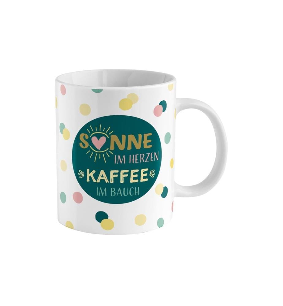 SHEEPWORLD - Kaffeetasse Sonne im Herzen 350 ml , 1 Stück