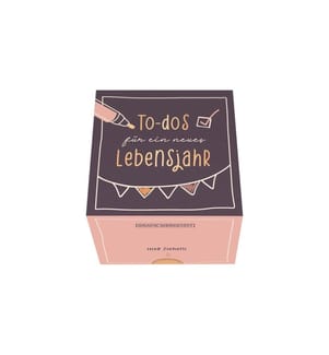 Grafik Werkstatt - Message dans une boîte To-dos pour une nouvelle année de vie