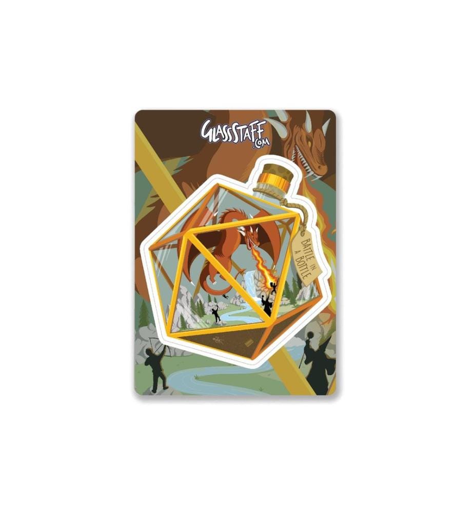 Glass Staff - Battle in a Bottle Sticker Mehrfarbig