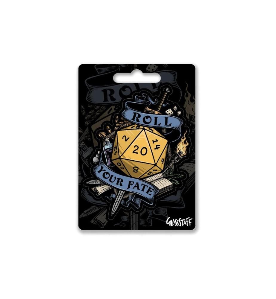 Glass Staff - Roll Your Fate 2 Sticker Schwarz