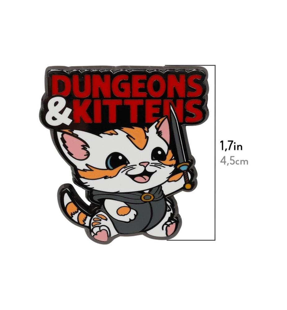Glass Staff - Anstecker Dungeons und Kittens Mehrfarbig