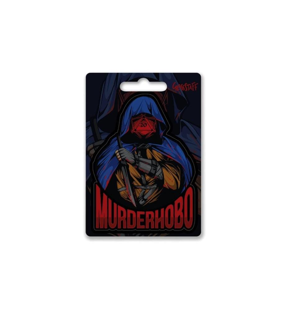 Glass Staff - Murderhobo Sticker Dunkelblau/Rot