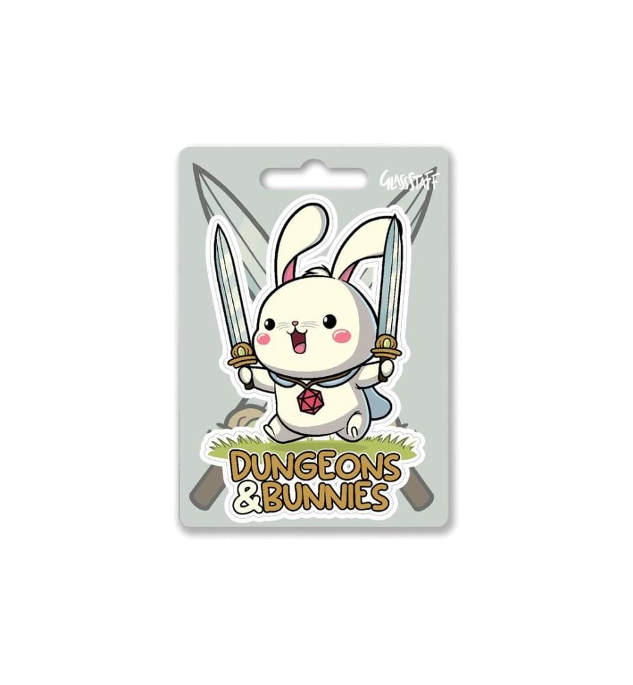 Glass Staff - Dungeons and Bunnies Sticker Mehrfarbig