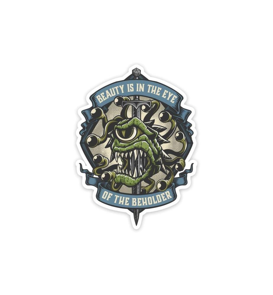 Glass Staff - Eye of The Beholder Sticker Mehrfarbig