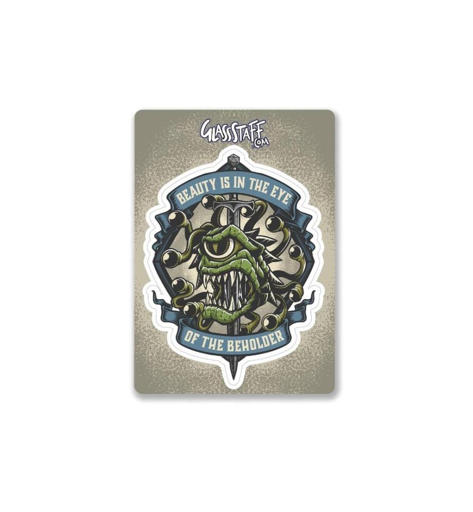 Glass Staff - Eye of The Beholder Sticker Mehrfarbig