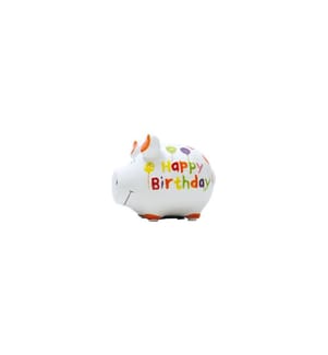 G. Wurm Tirelire Joyeux Anniversaire 12.5 x 9 x 9 cm