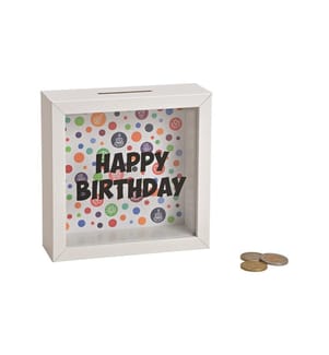 G. Wurm Tirelire Happy Birthday 5 x 15 x 15 cm