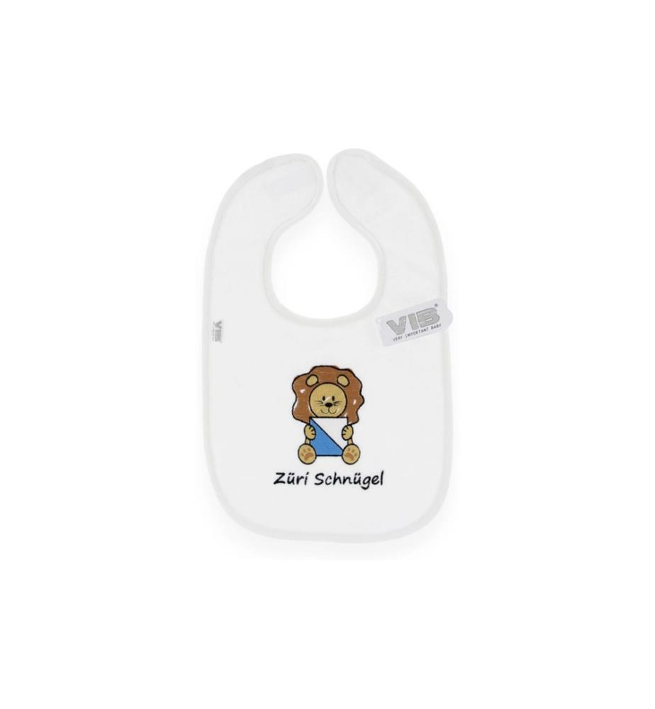 Bavoir Very Important Baby Züri Schnügel Blanc