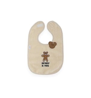 Very Important Baby Bavette Teddy BEARY X-MAS beige