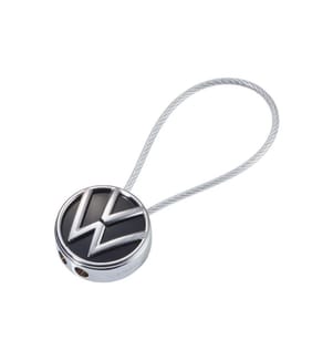 Troika Porte-clés VW Loop Noir / Argent