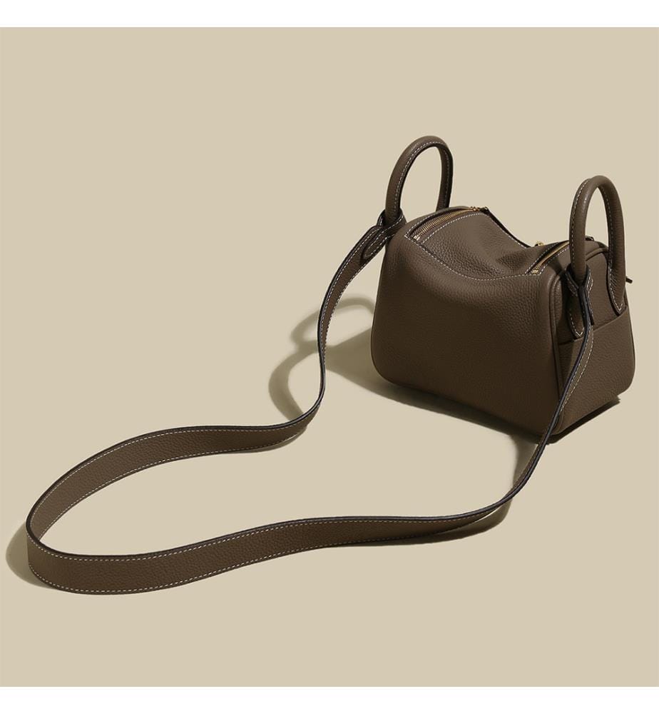 Monte Convertible Bag aus Leder - Taupe