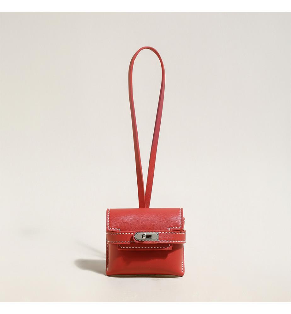 AirPods-Ledertasche - Rot