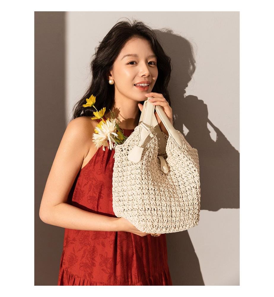 Italian Breeze Handtasche - Elfenbeinfarben