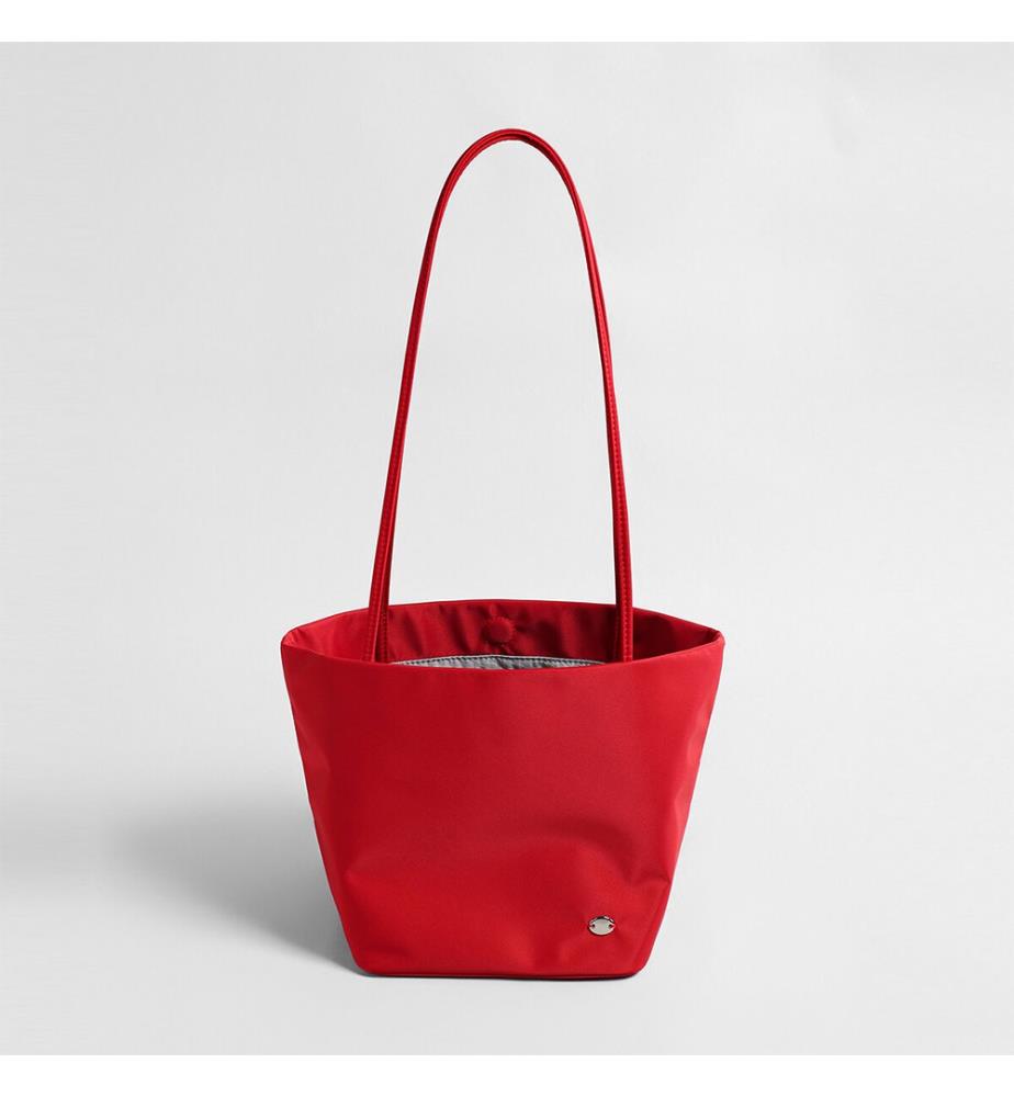Borsa a secchiello in nylon - Rosso
