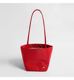 Einkaufstasche Eimer aus Nylon - Rot