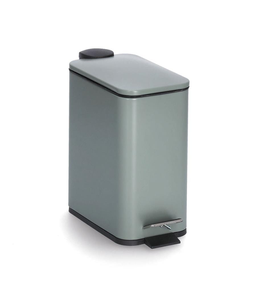 Pedal Bin With Soft Close, 5L, Metal/Plastic - Gray