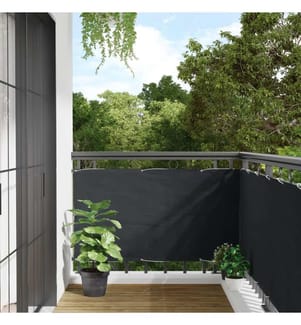 Balkon-Sichtschutz Anthrazit 75x500 cm Oxford-Gewebe