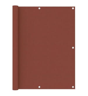 Balkon-Sichtschutz Terrakotta-Rot 120x500 cm Oxford-Gewebe