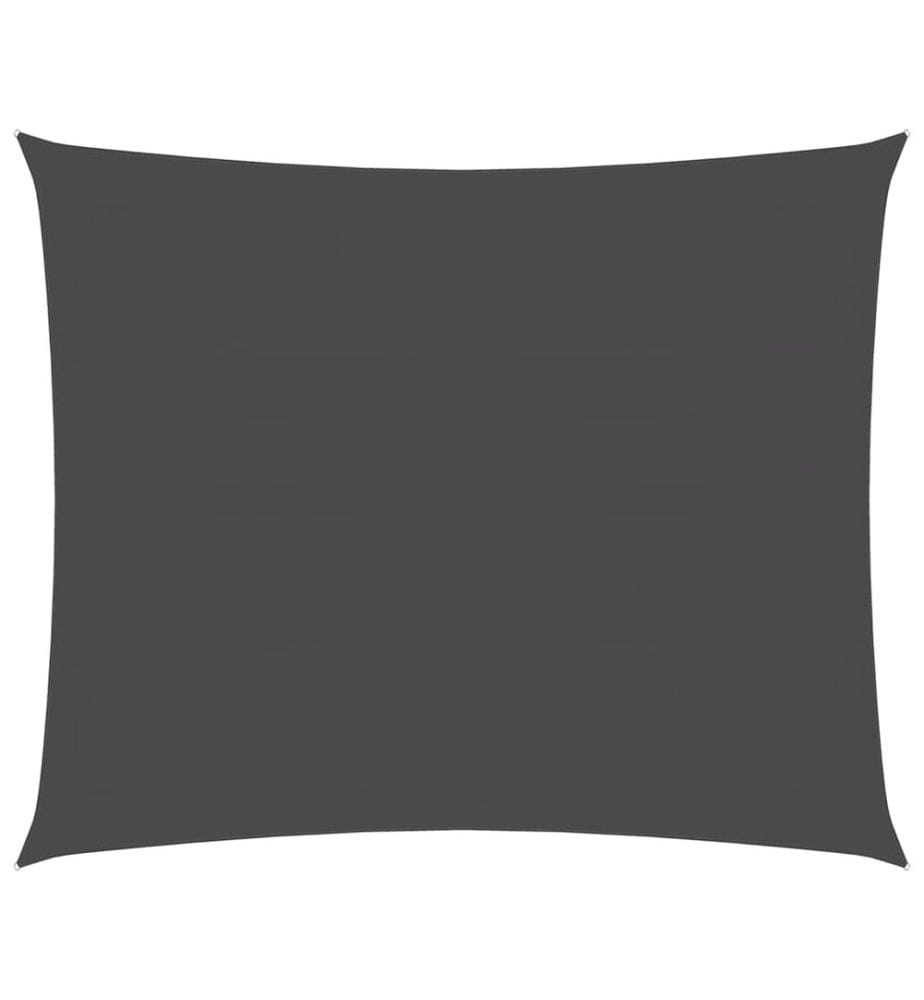 Sonnensegel Oxford-Gewebe Rechteckig 2x3 m Anthrazit